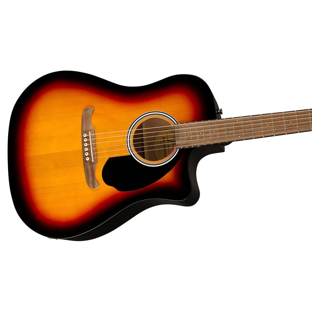 Fender 0972713532 Dreadnought Cutaway Electronics FA-125CE Sunburst Acoustic Guitar