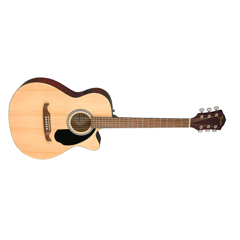 Fender 0971253521 Concert Cutaway Electronics FA135CE Natural Acoustic Guitar
