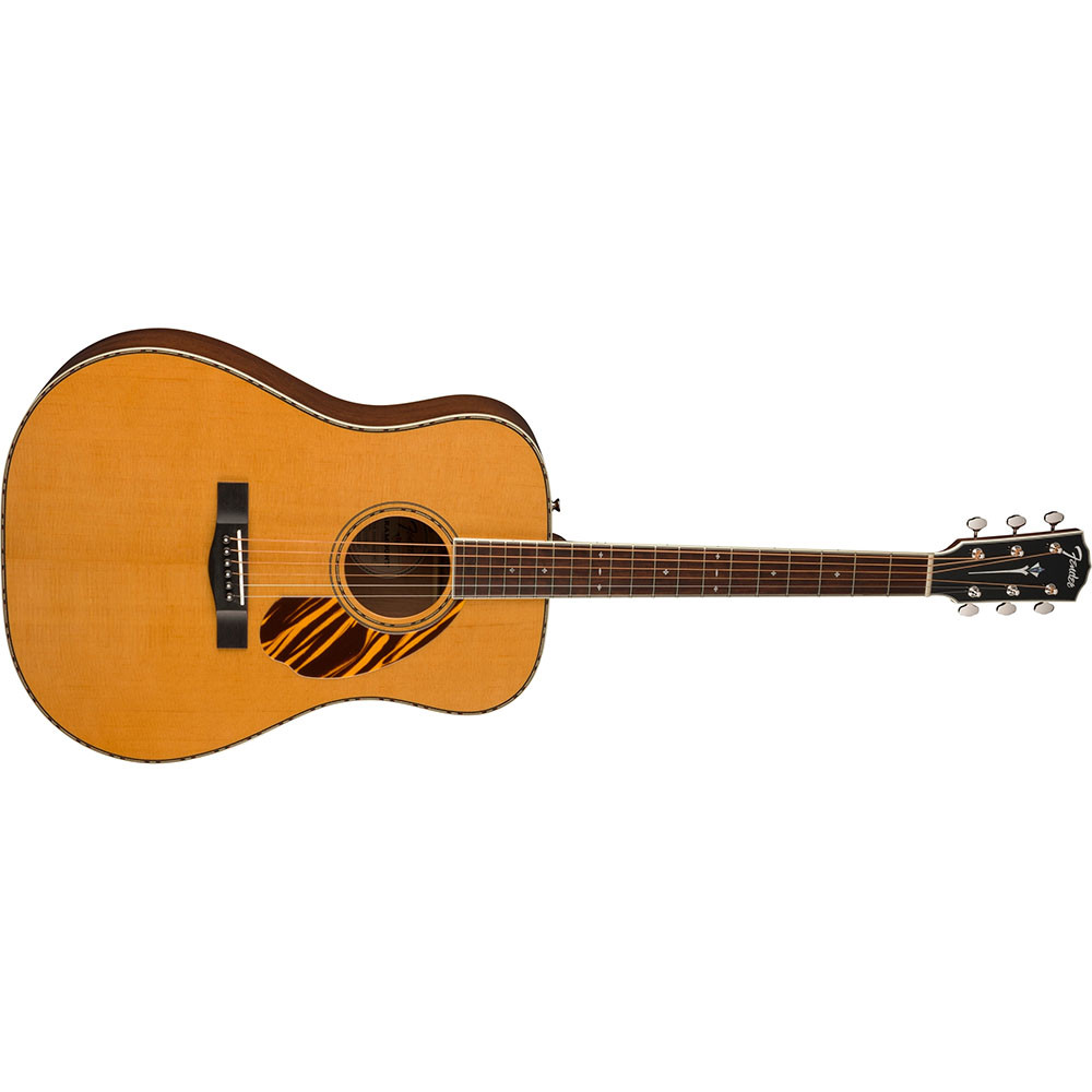 Fender 0970310321 Dreadnought with Case & Electronics PD-220E Natural Acoustic Guitar