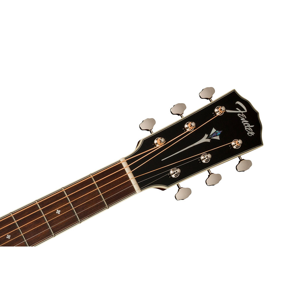 Fender 0970310321 Dreadnought with Case & Electronics PD-220E Natural Acoustic Guitar