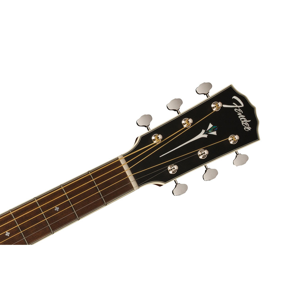 Fender 0970310337 Dreadnought with Case & Electronics PD-220E Aged Cognac Burst Acoustic Guitar