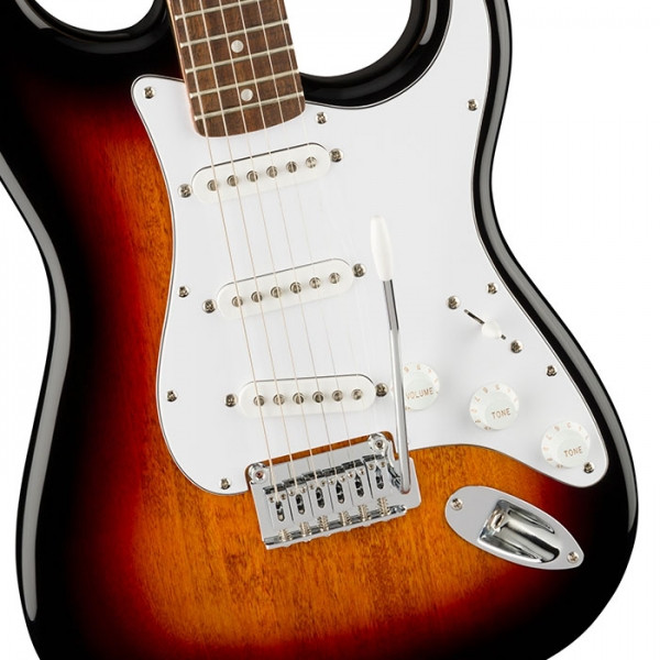 Fender 0378000500 Squier Affinity Strat 3-Color Sunburst Electric Guitar