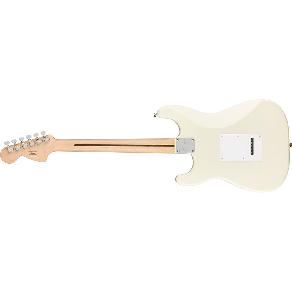 Fender 0378002505 Squier Affinity Strat Maple Olympic White Electric Guitar