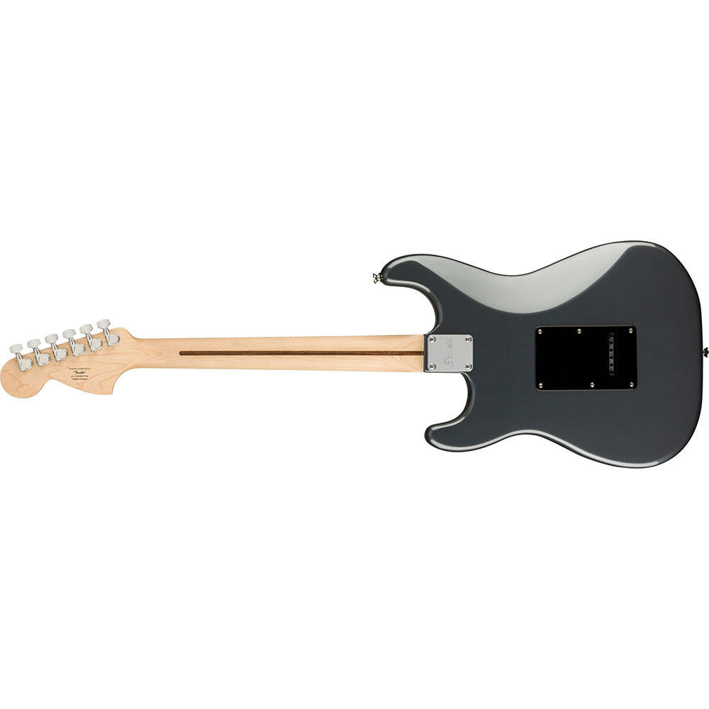 Fender 0378051569 Squier Affinity Strat HH Charcoal Frost Metallic Electric Guitar