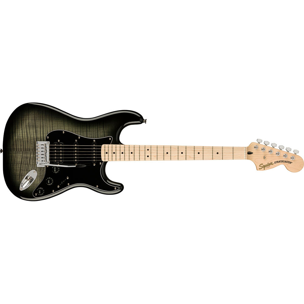 Fender 0378153539 Squier Affinity Strat FMT HSS Maple Black Burst Electric Guitar