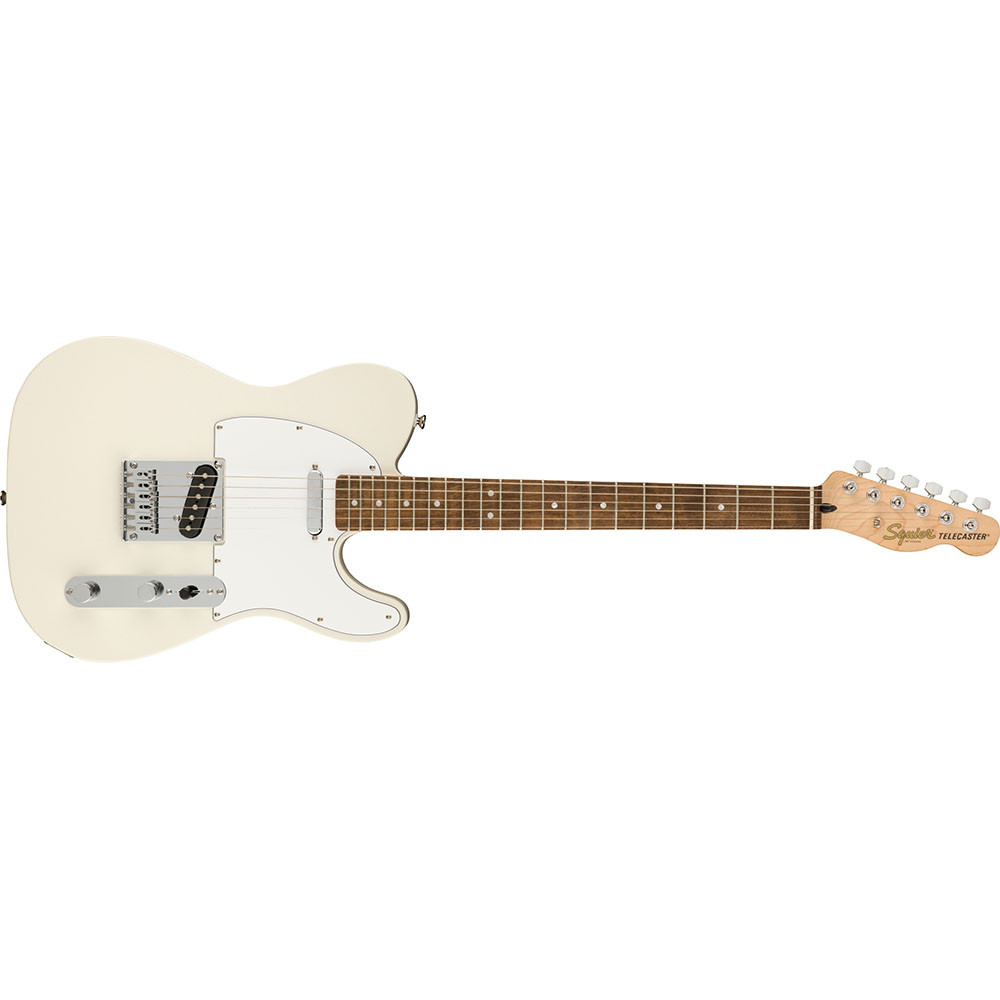 Fender 0378200505 Squier Affinity Tele Olympic White Electric Guitar