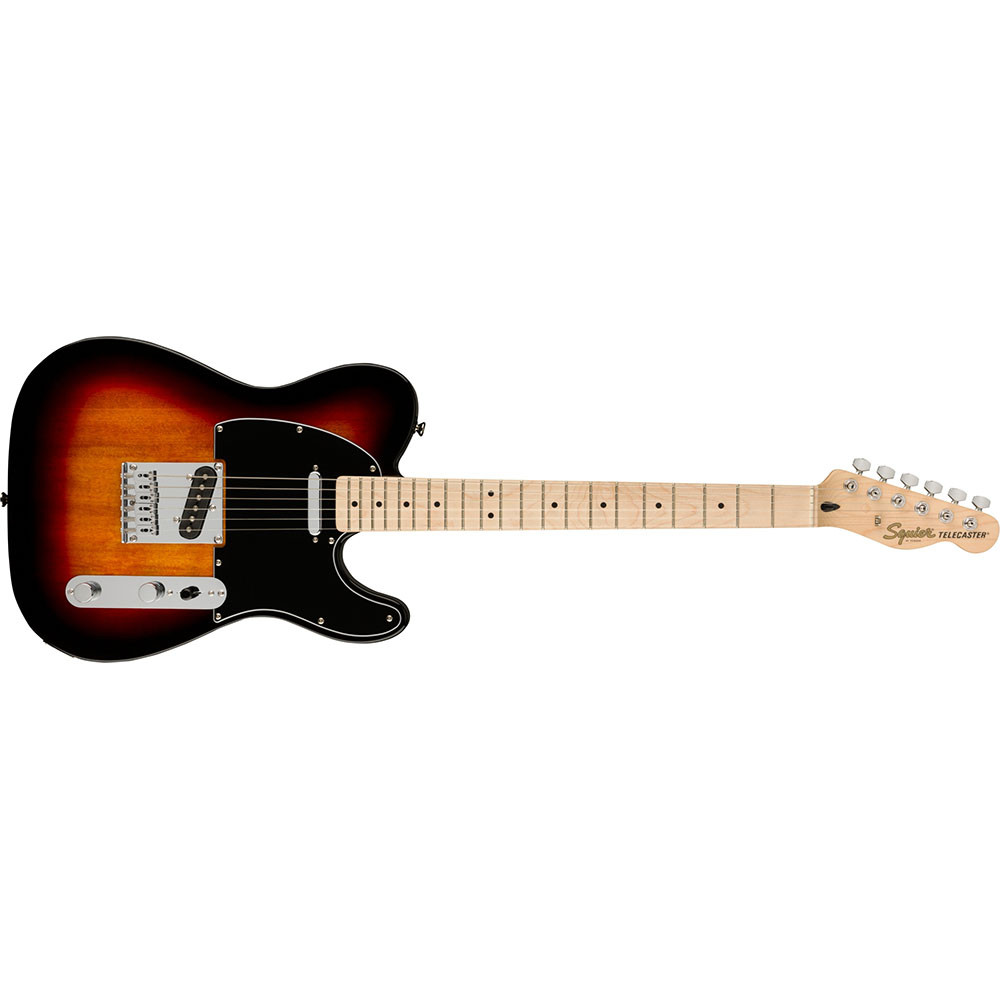 Fender 0378203500 Squier Affinity Tele Maple 3-Color Sunburst Electric Guitar