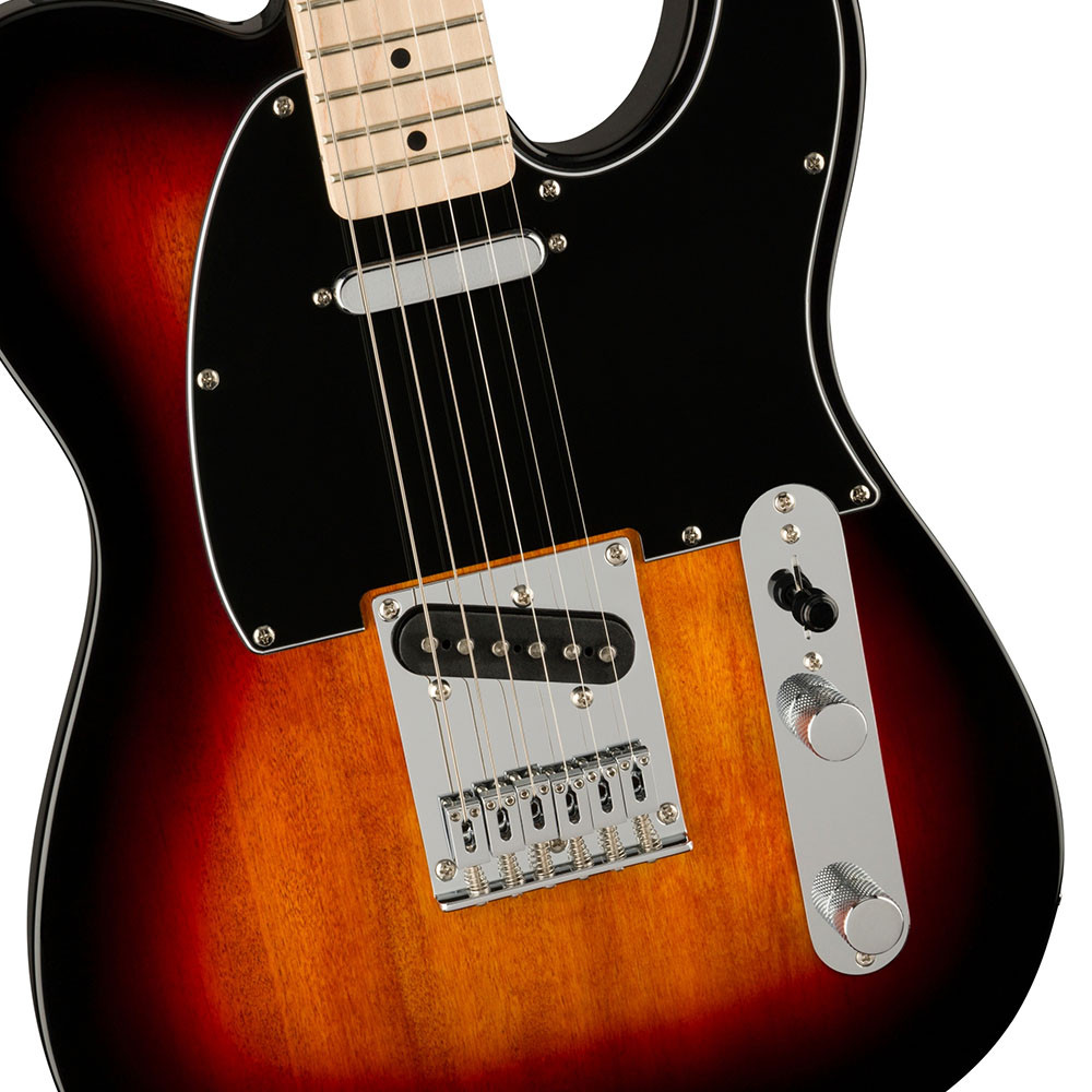 Fender 0378203500 Squier Affinity Tele Maple 3-Color Sunburst Electric Guitar