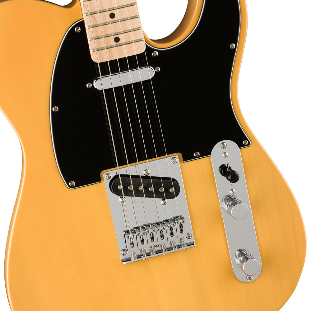 Fender 0378203550 Squier Affinity Tele Maple Butterscotch Blonde Electric Guitar
