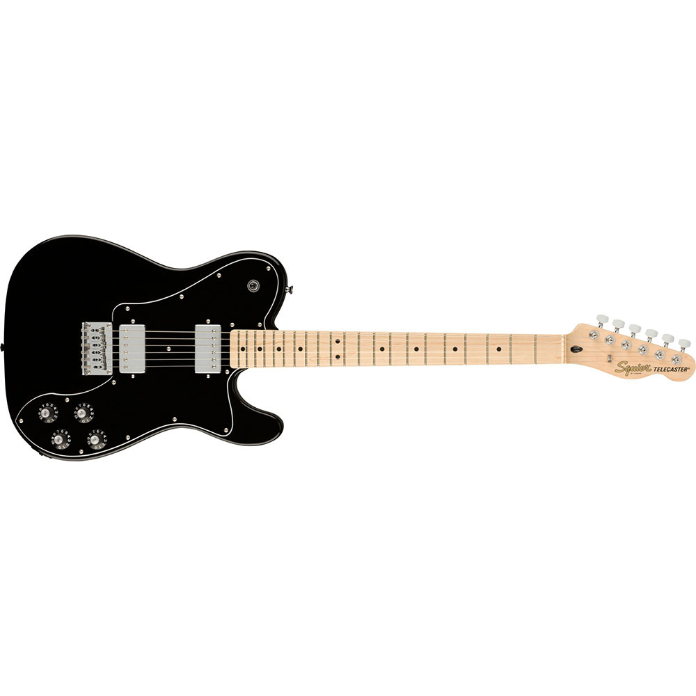 Fender 0378253506 Squier Affinity Tele Deluxe Maple Black Electric Guitar