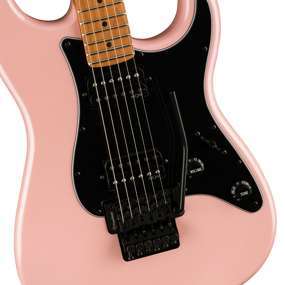 Fender 0370240533 Squier Contemporary Strat FR HH Maple Shell Pink Pearl Electric Guitar