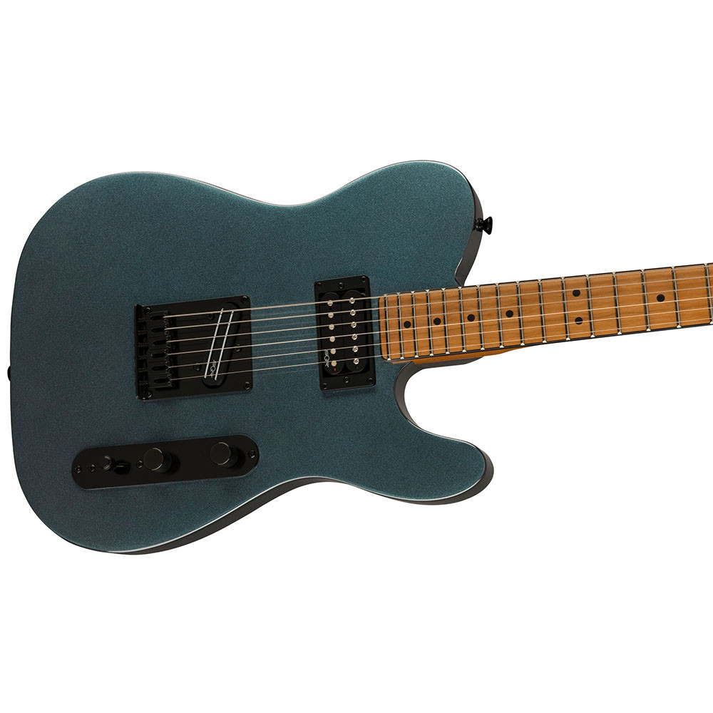 Fender 0371225568 Squier Contemporary Tele Gunmetal Metallic Electric Guitar