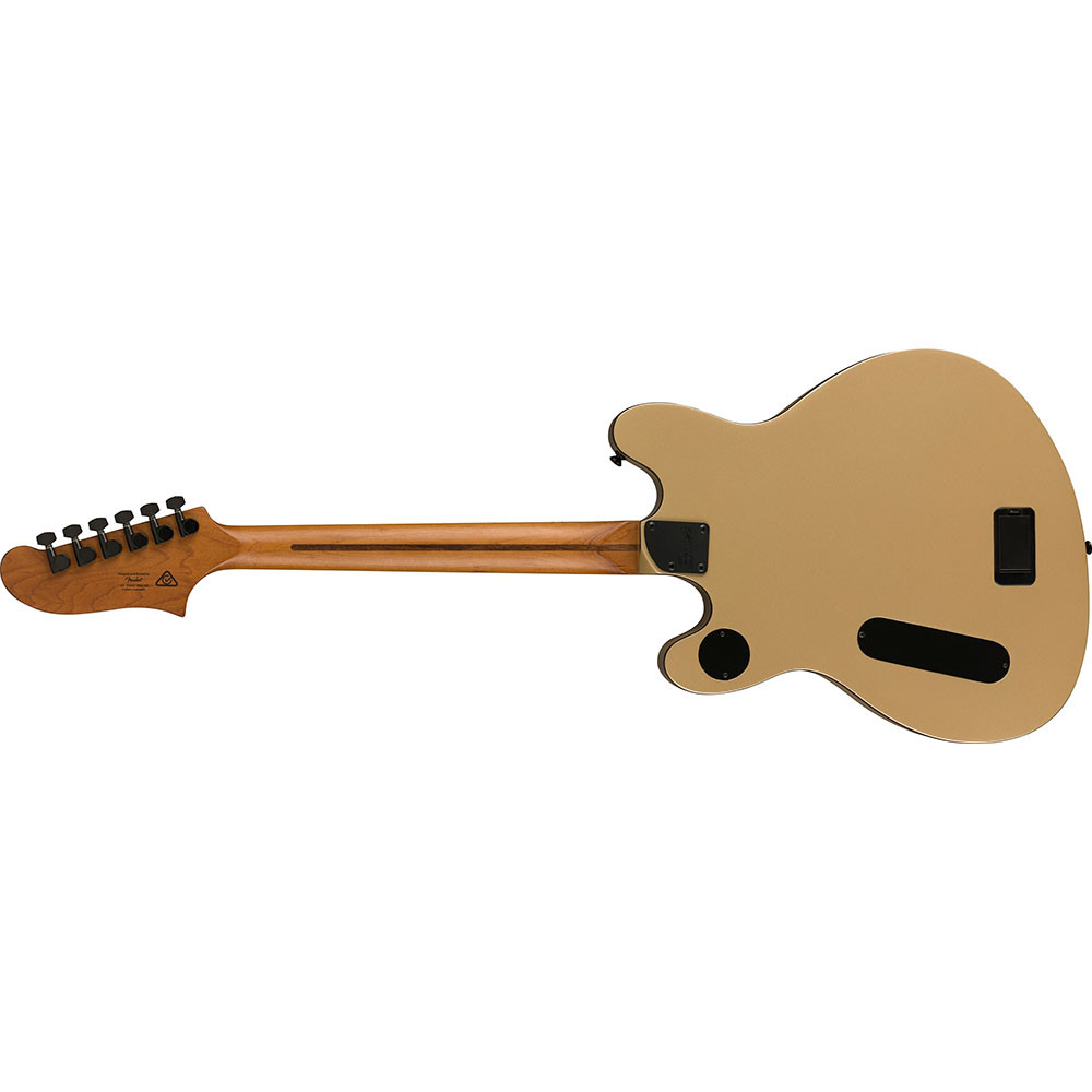 Fender 0370471544 Squier Contemporary Active Starcaster Roasted Maple Neck Shoreline Gold Electric Guitar