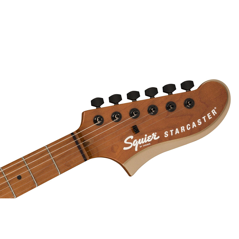 Fender 0370471544 Squier Contemporary Active Starcaster Roasted Maple Neck Shoreline Gold Electric Guitar