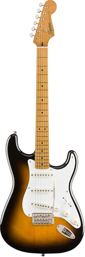Fender 0374005500 Squier Classic Vibe 50s Strat 2-Color Sunburst Electric Guitar