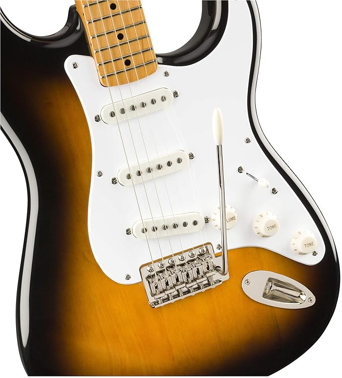 Fender 0374005500 Squier Classic Vibe 50s Strat 2-Color Sunburst Electric Guitar
