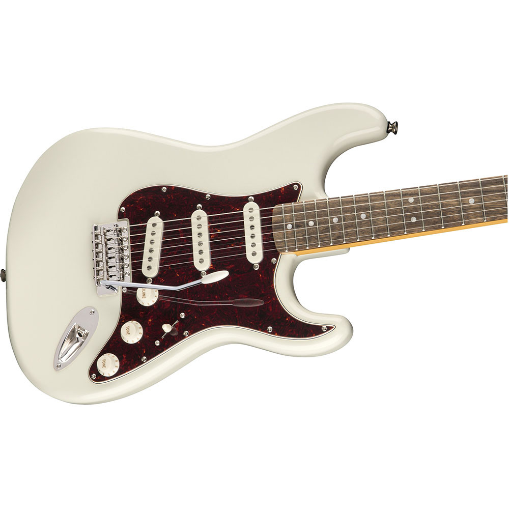 Fender 0374020501 Squier Classic Vibe 70s Strat Olympic White Electric Guitar