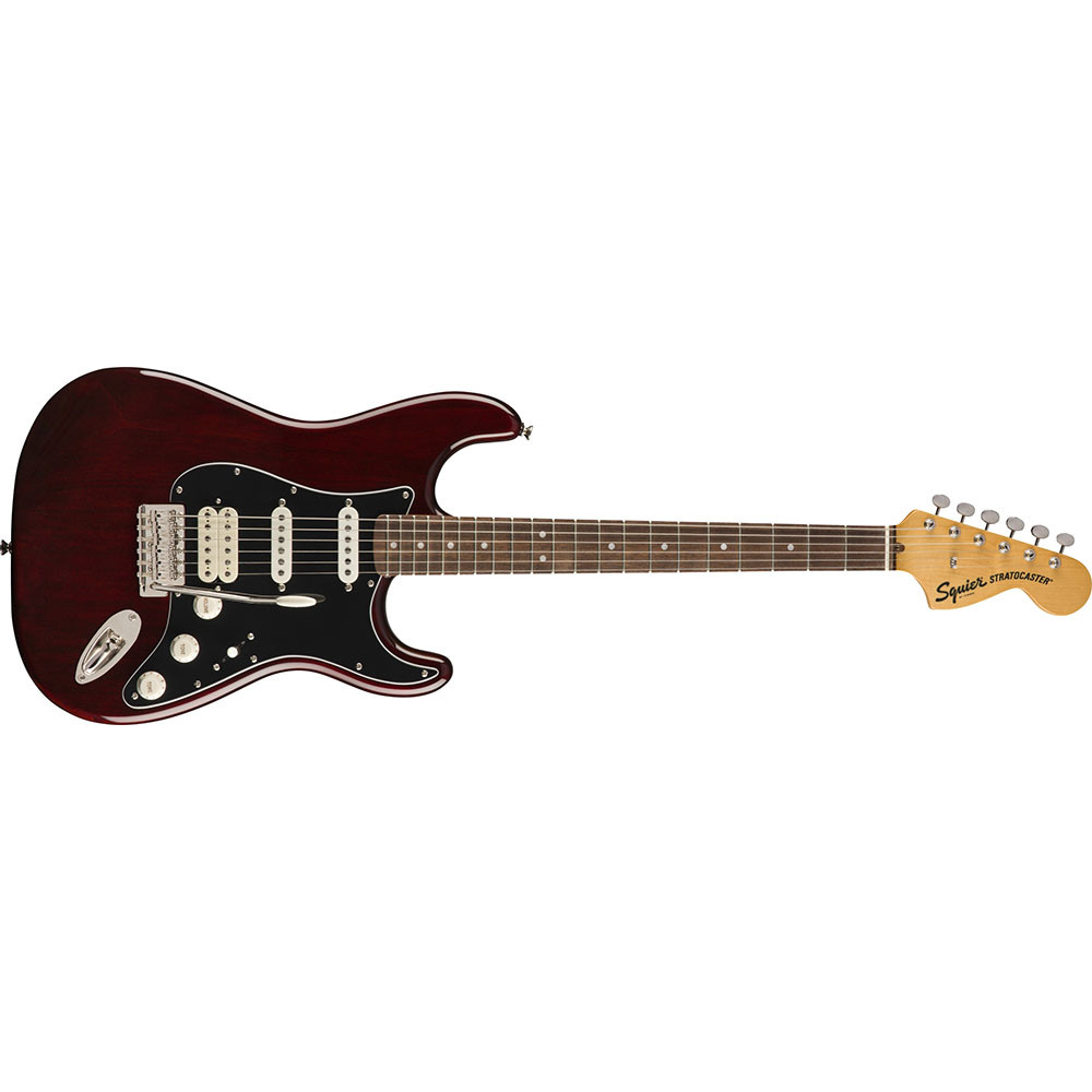 Fender 0374024592 Squier Classic Vibe 70s Strat HSS Walnut Electric Guitar