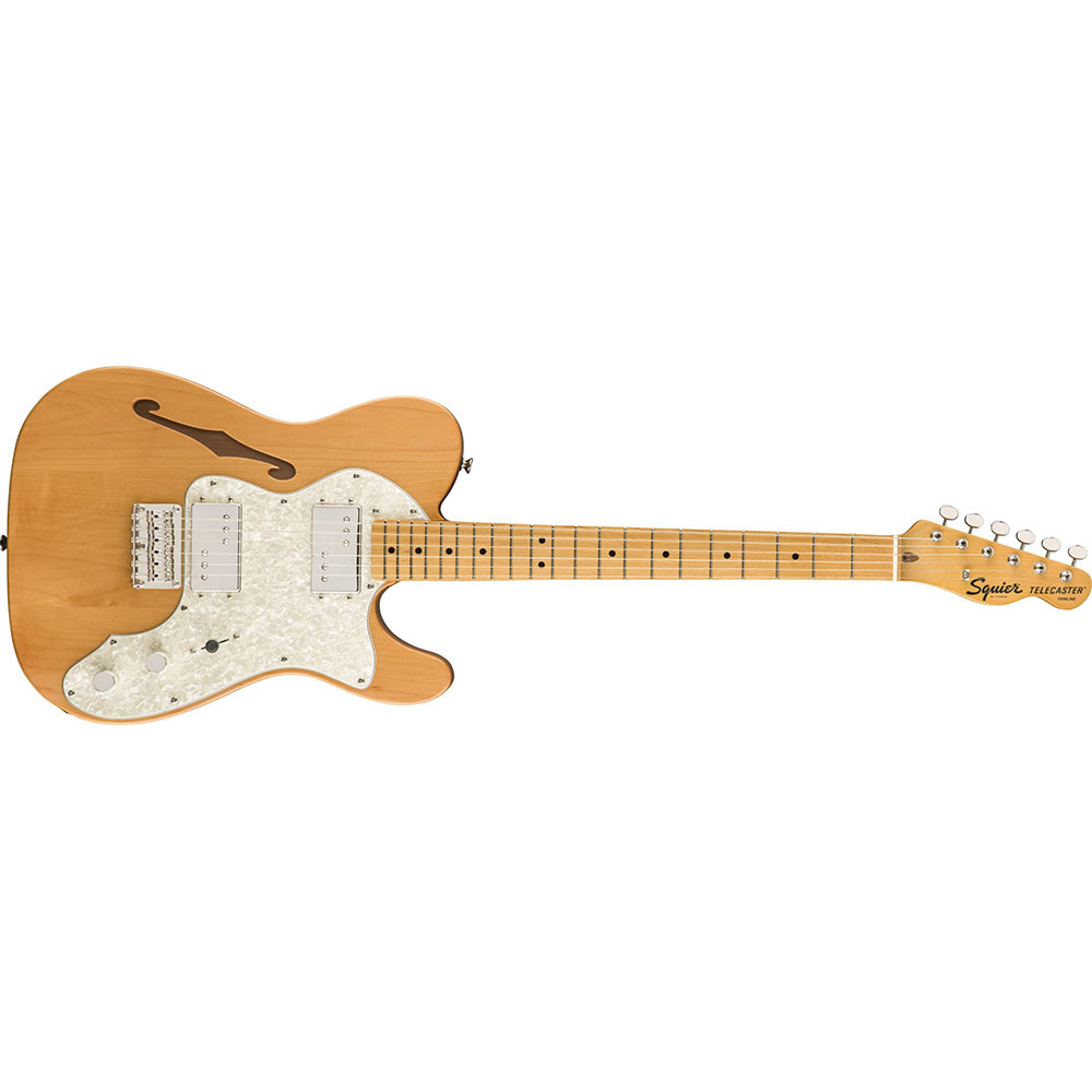 Fender 0374070521 Squier Classic Vibe 70s Tele Thinline MN Natural Electric Guitar