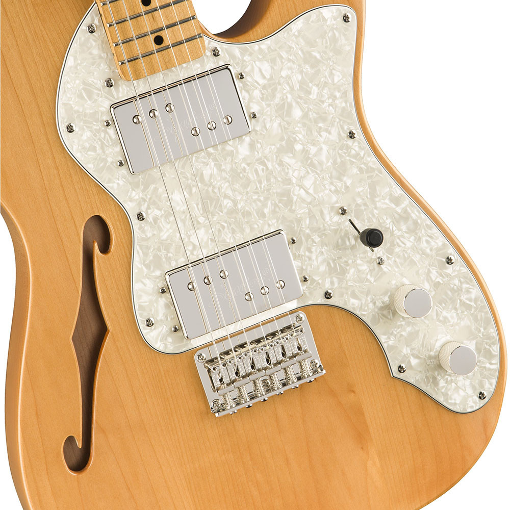 Fender 0374070521 Squier Classic Vibe 70s Tele Thinline MN Natural Electric Guitar