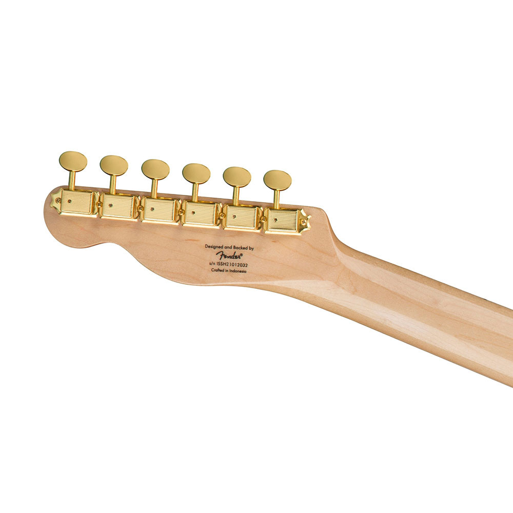 Fender 0379400506 Squier 40th Anniversary Telecaster Gold Edition Black Electric Guitar