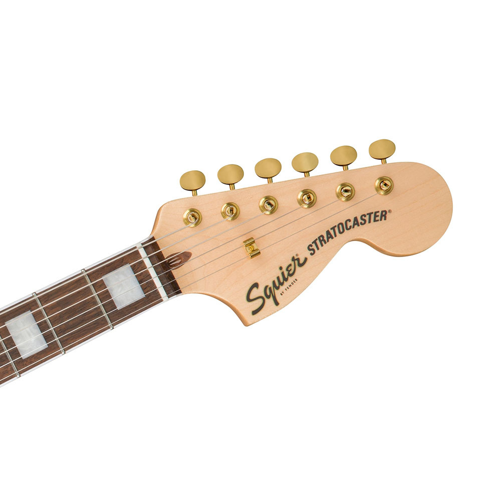 Fender 0379410547 Squier 40th Anniversary Stratocaster Gold Edition Sienna Sunburst Electric Guitar