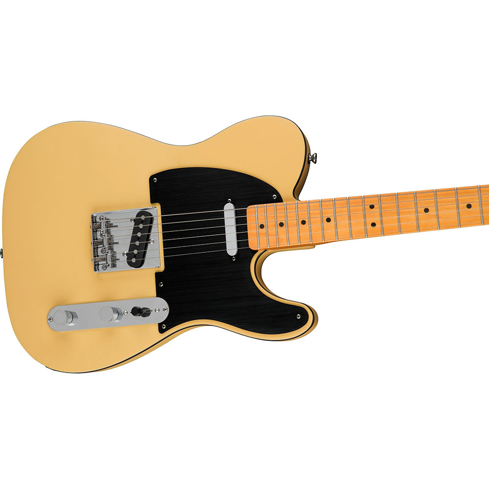 Fender 0379501507 Squier 40th Anniversary Telecaster Vintage Edition Maple Fingerboard Satin Vintage Blonde Electric Guitar