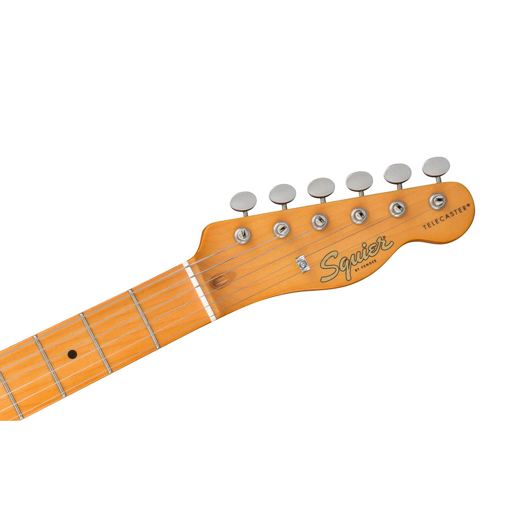 Fender 0379501507 Squier 40th Anniversary Telecaster Vintage Edition Maple Fingerboard Satin Vintage Blonde Electric Guitar