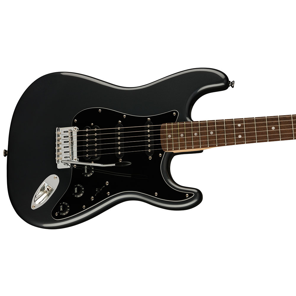 Fender 0372821469 Squier Affinity Strat HSS Pack Charcoal Frost Metallic Electric Guitar