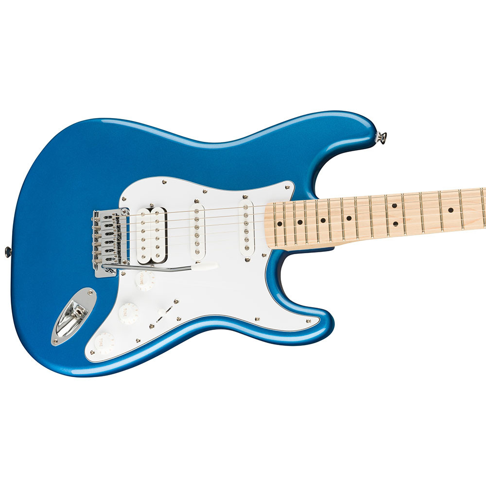 Fender 0372820402 Squier Affinity Strat HSS Pack Maple Lake Placid Blue Electric Guitar