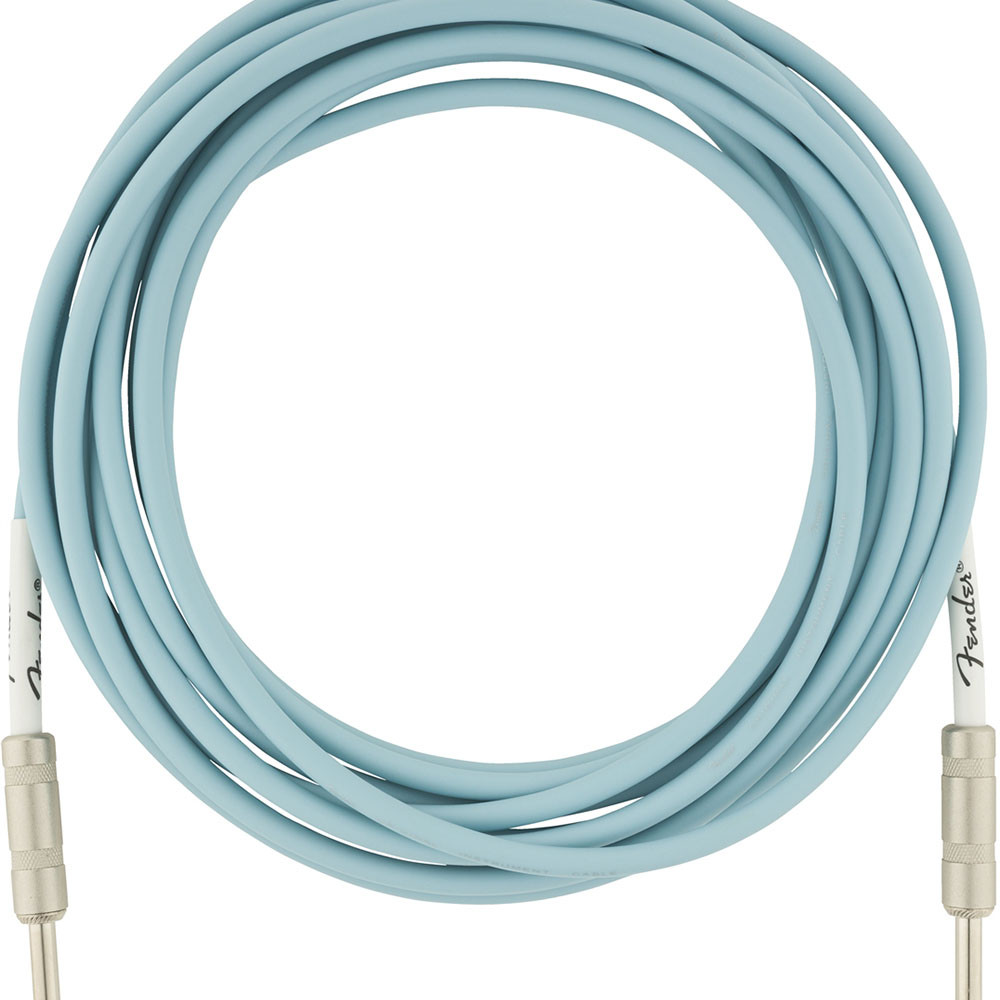 Fender 0990520003 Instrument Cable Original Series 18.6Ft Daphne Blue