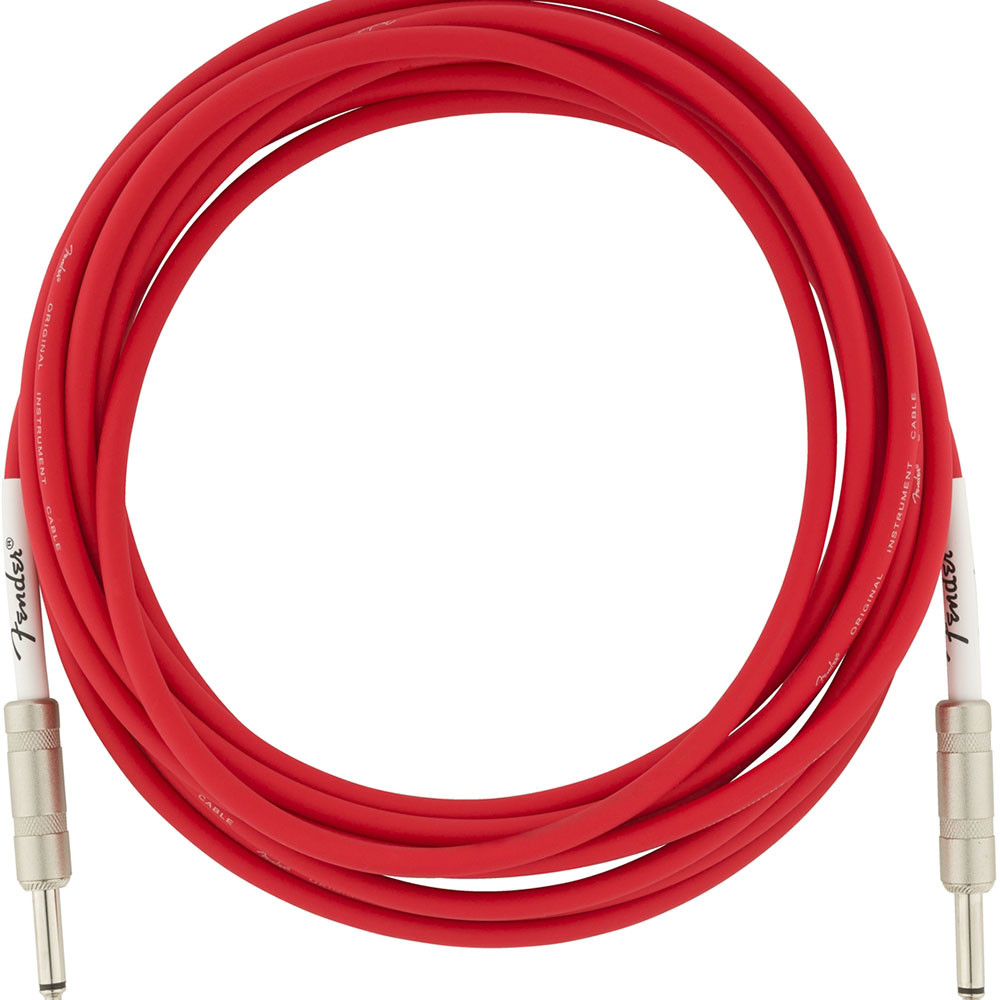 Fender 0990520010 Instrument Cable Original Series 18.6Ft Fiesta Red