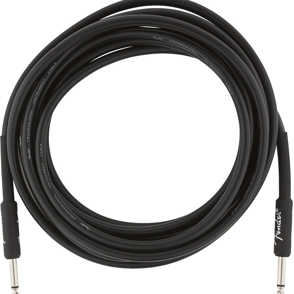 Fender 0990820021 Instrument Cable Professional Series 15Ft Black