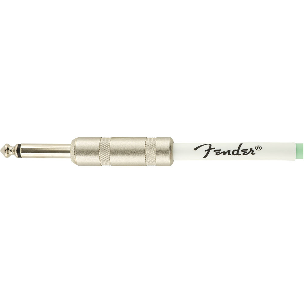 Fender 0990823007 Instrument Cable Original Series Coiled Straight-Angle 30Ft Surf Green