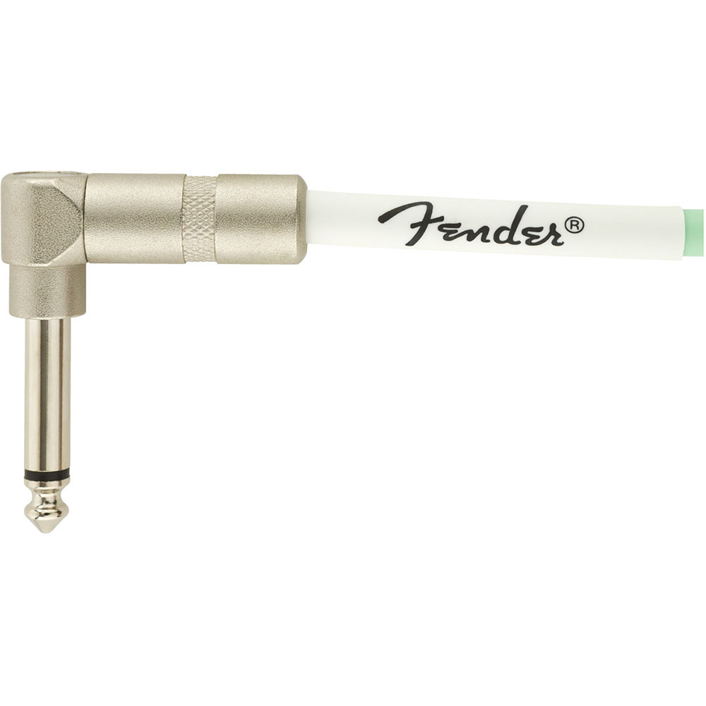 Fender 0990823007 Instrument Cable Original Series Coiled Straight-Angle 30Ft Surf Green
