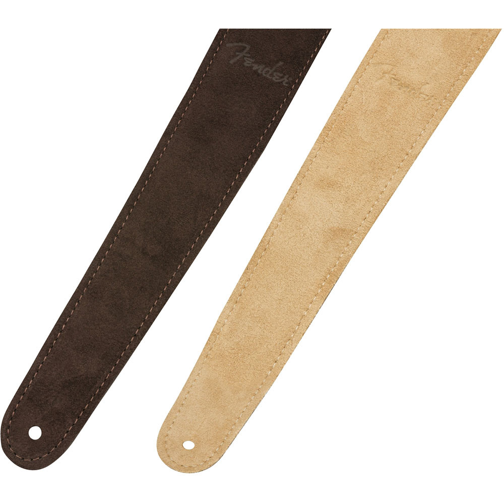 Fender 0990691021 Reversible Suede Guitar Strap - Brown/Tan