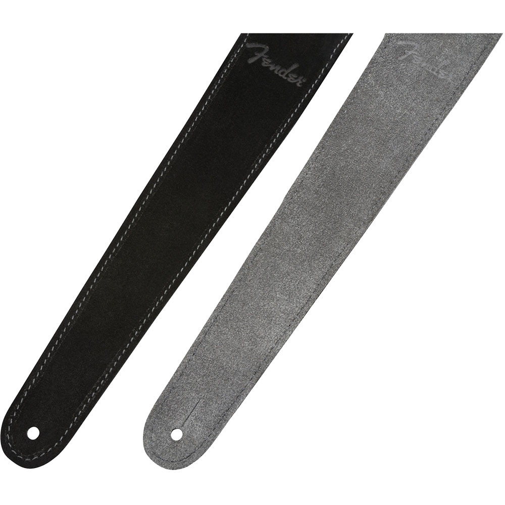 Fender 0990691006 Reversible Suede Guitar Strap - Black/Gray