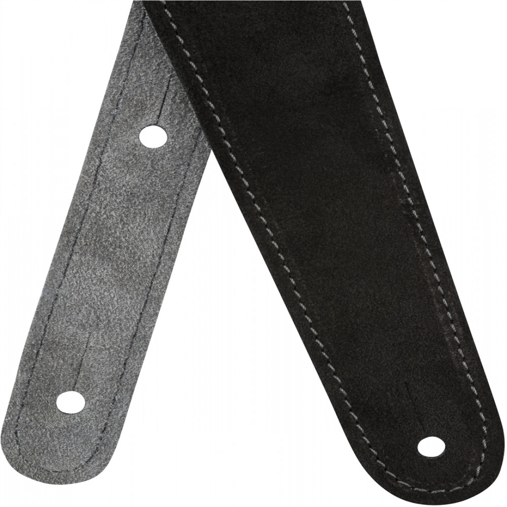 Fender 0990691006 Reversible Suede Guitar Strap - Black/Gray