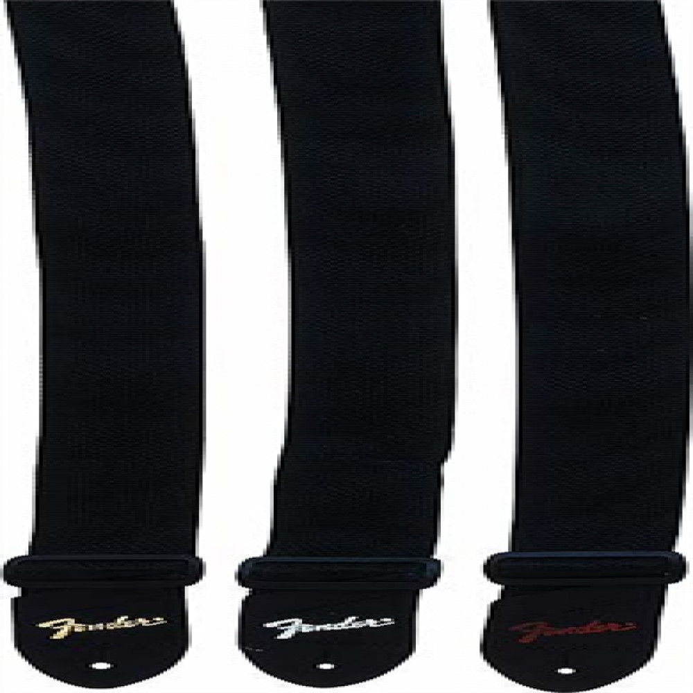 Fender 0990606049 Poly Strap Pack of 12 with Pick Pocket