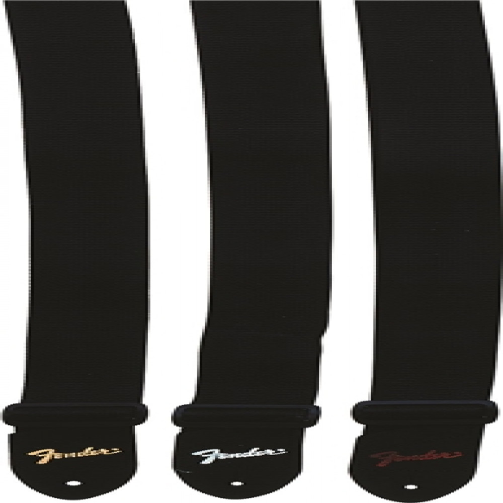 Fender 0990606049 Poly Strap Pack of 12 with Pick Pocket