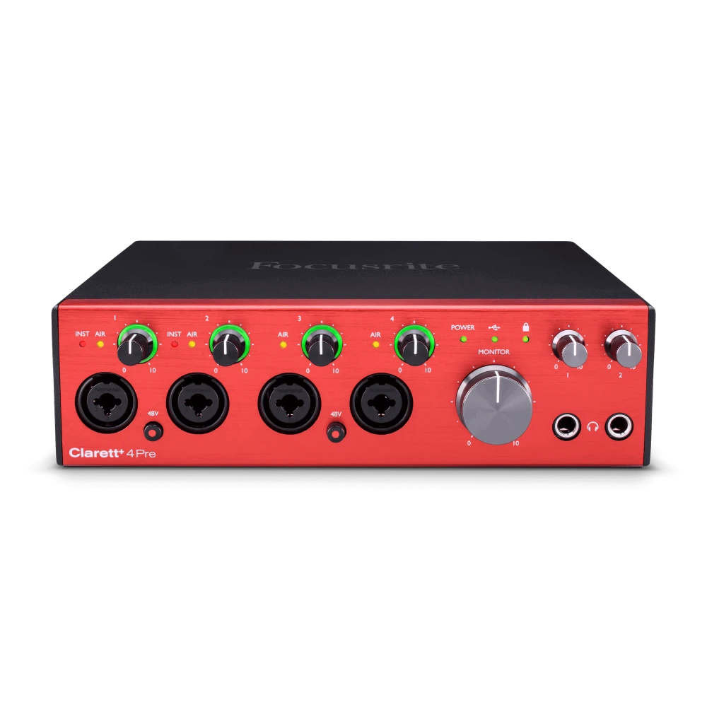 Focusrite Clarett+ 4 Pre USB Audio Interface