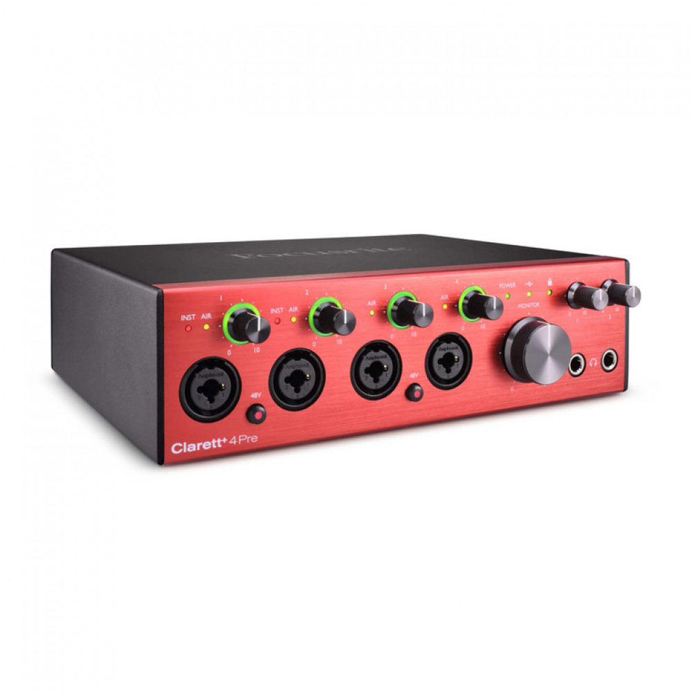 Focusrite Clarett+ 4 Pre USB Audio Interface