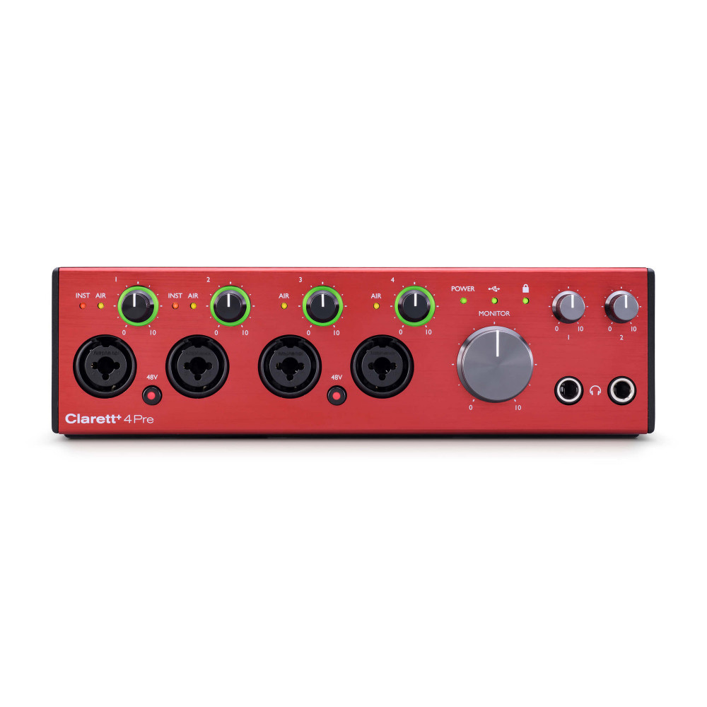 Focusrite Clarett+ 4 Pre USB Audio Interface
