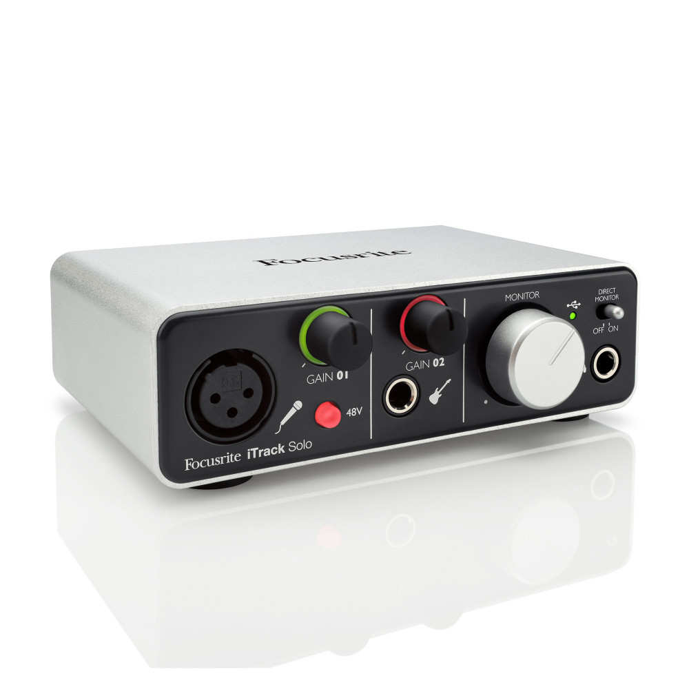 Focusrite iTrack Solo-Lightning and USB Audio Interface