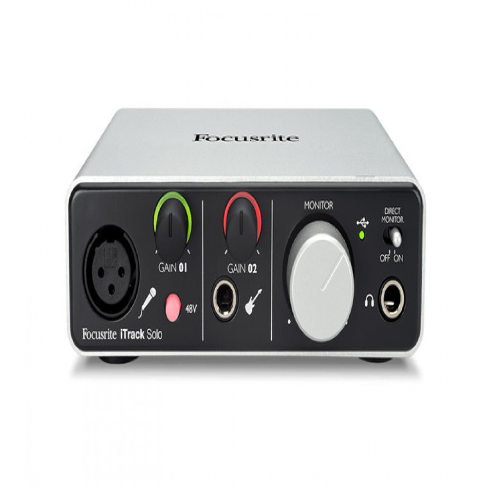 Focusrite iTrack Solo-Lightning and USB Audio Interface