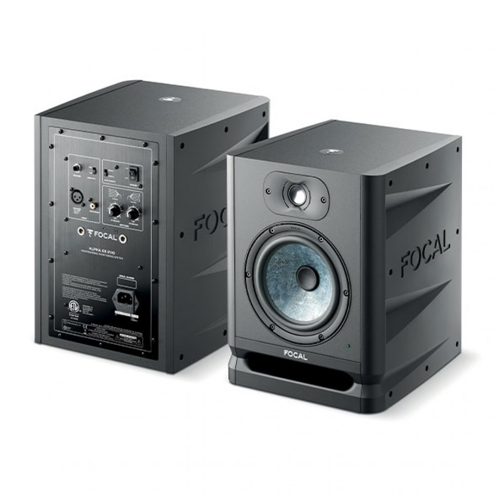 Focal Pro ALPHA 65 EVO Black Versatile Professional Loudspeaker