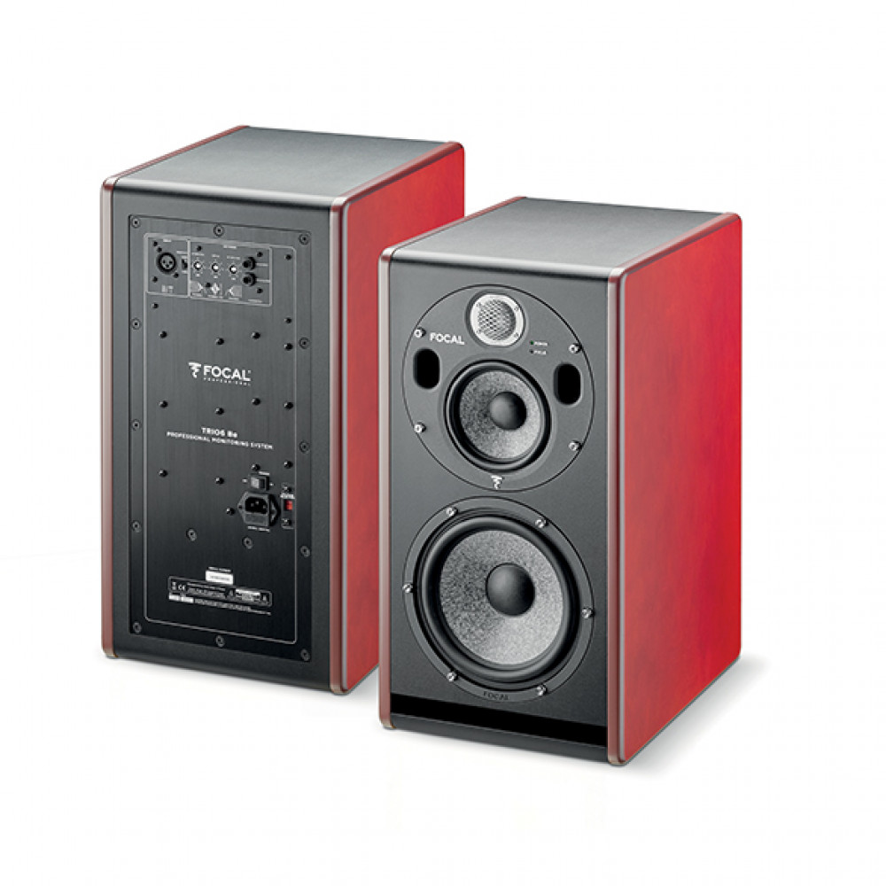 Focal Pro Trio 6 Be Dark Red and Black 3 way Monitor
