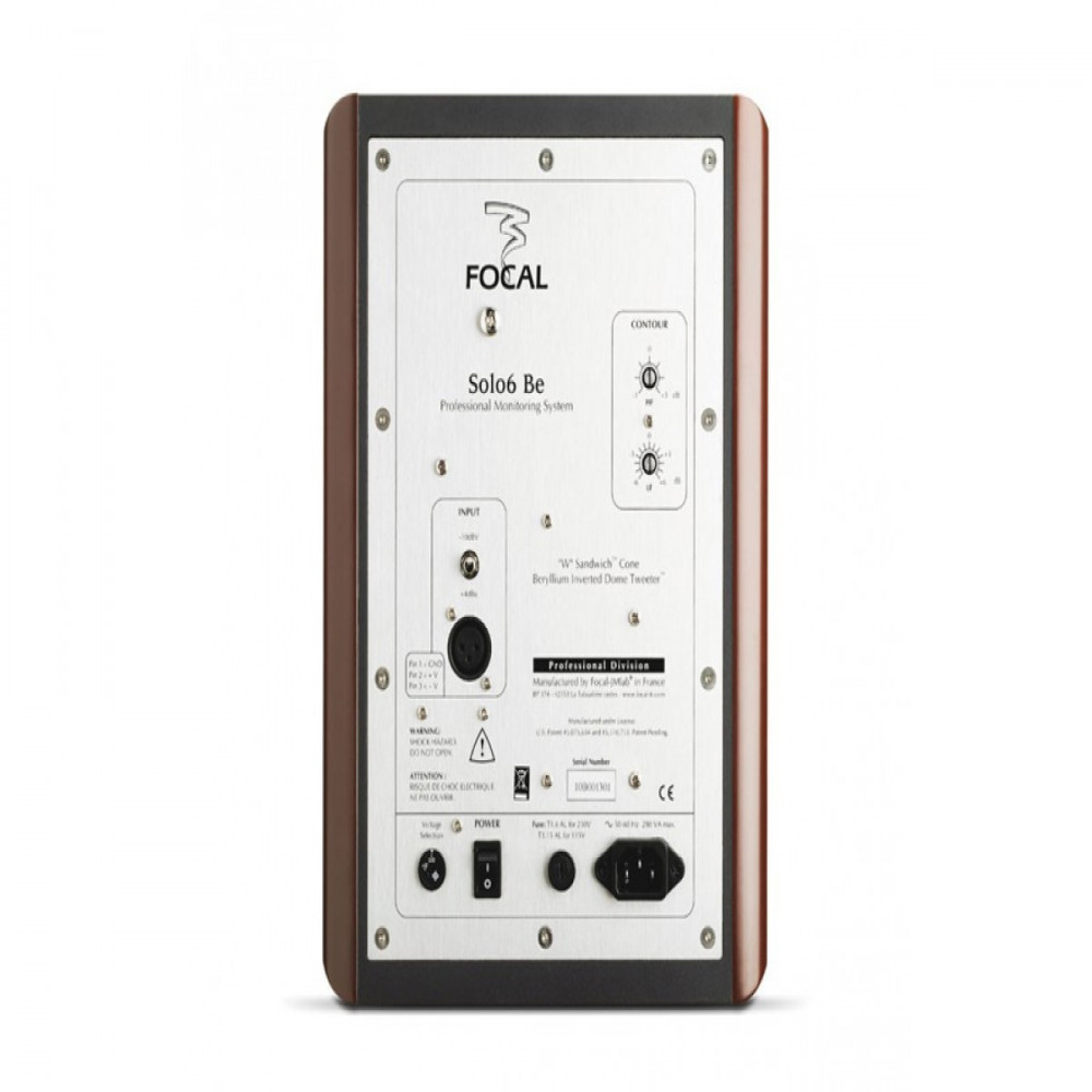 Focal Pro Solo 6 be Dark Red and Black Studio Monitor