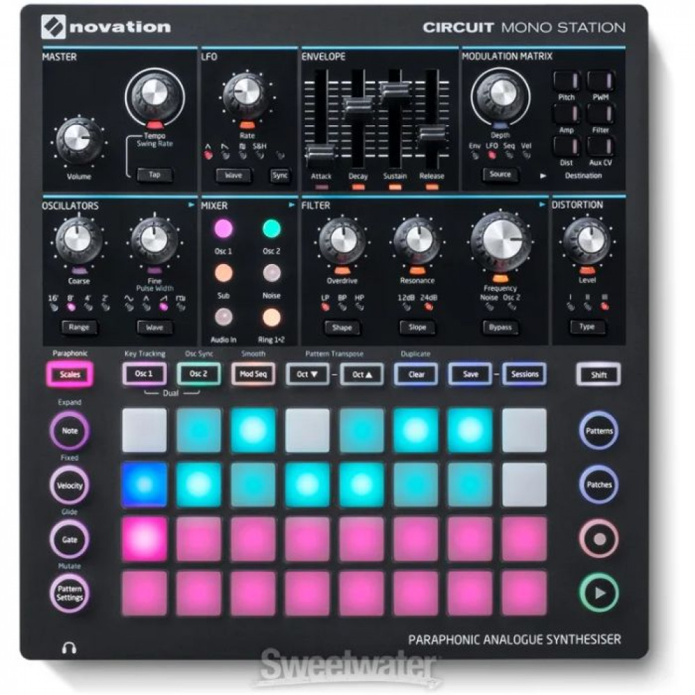 Novation Circuit Mono Station Paraphonic Analog Synthesizer and Sequencer