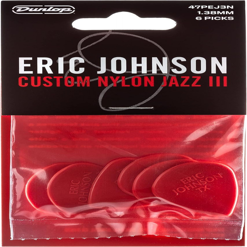 Dunlop 47PEJ3N Guitar Pick Eric Johnson (6 PK)
